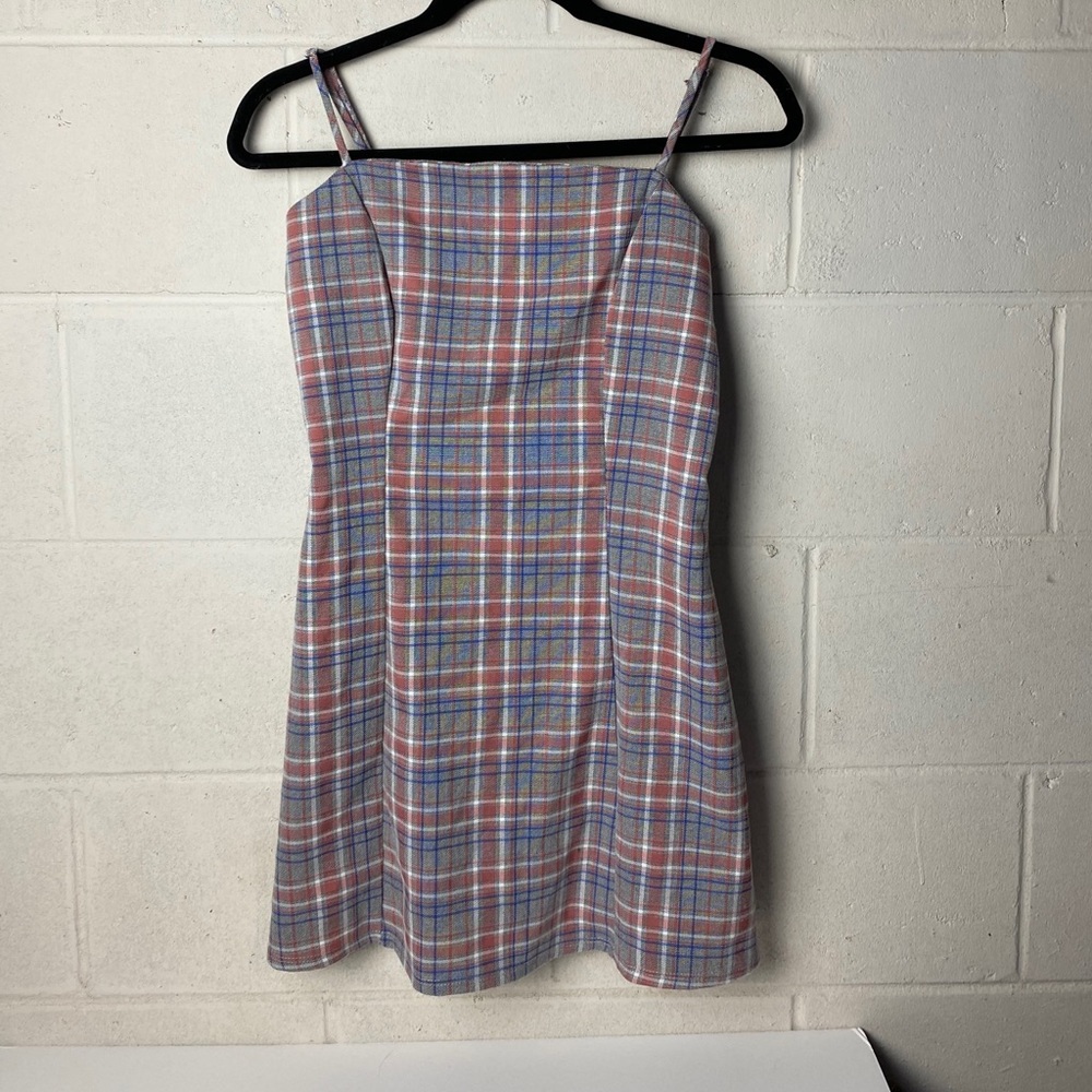 Luna Chix Plaid Mini Dress